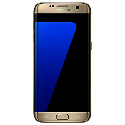 Samsung Galaxy S7 Edge Smartphone, Android, 5.5, 4G LTE, SIM Free, 32GB Gold